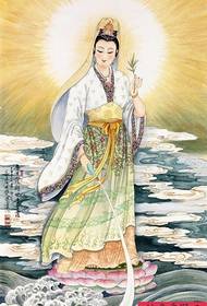 consiglia un buon set di tatuaggio Guanyin Bodhisattva