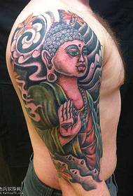 hình xăm cánh tay Phật