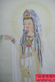 Modello di tatuaggio Yangliu Guanyin