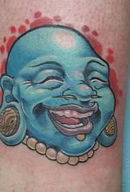usa ka cute nga pattern sa tattoo sa Maitreya 157856 - usa ka gwapo ug guwapo nga tattoo sa sundanan sa tattoo sa Buddha