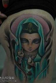 Modelli di tatuaggi di guanyin cute