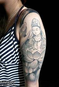 ຮູບແບບ tattoo Guanyin ຂອງແຂນ