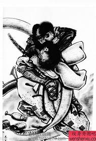 Japanese tattoo manuscript: one hundred ghost figure tattoo