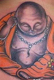 Buddha Tattoo Picture in a Robe