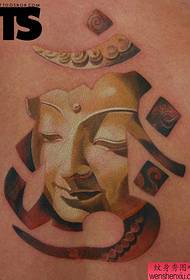 kos dela buda sanskrtskega tatoa, ki ga imajo radi mnogi