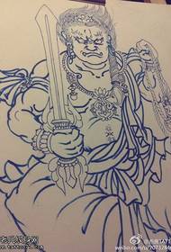 la figura del tatuaje recomendó una obra de arte de la línea Ming Wang Wenshen