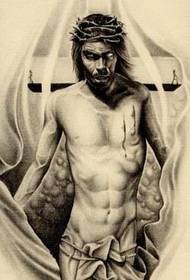 Jezus tattoo patroon