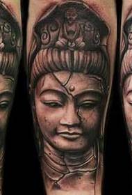 braso Guanyin Tattoo Pattern