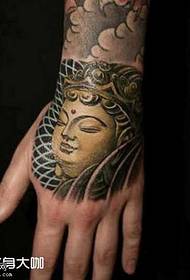 Hand Buddha Tattoo Muster 157674 - Bauch Guanyin Tattoo Muster