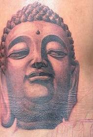 u quadru di tatuazione di u mudellu sacru di Buddha