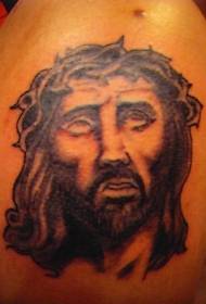 Kroon van doornen Jezus tattoo patroon