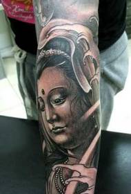 mano Guanyin Tattoo Pattern