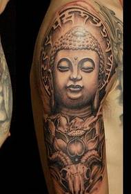 Вялікі Буда Буда Буда ўзор татуіроўкі