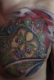 te uma i tetahi tauira tattoo tattoo Guanyin avatar