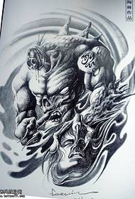 Guanyin tattoo pattern
