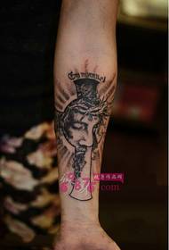 Europe and America cross Jesus creative tattoo pictures