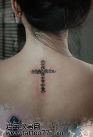 skientme klassyk fiif-punt star cross tattoo patroan