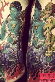 muški bočni struk super zgodan neponovljiv Ming Wang uzorak tetovaže