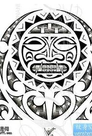 Buug-gacmeedka Maya Totem Tattoo Pattern