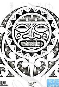 Rukopis Mayta Totem Tattoo Pattern