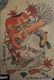 Beveel een Japanse stijl krokodil tattoo manuscript materiaal aan