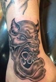 ragazzi sul dorso della mano sullo schizzo grigio nero sprizzano abilità creative classici giapponesi Immagini di tatuaggi