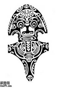 Manuscript Personality Maya Totem Tattoo Pattern