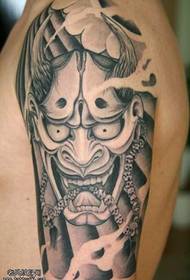 modèle de tatouage bras gris noir