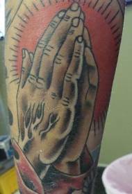 Klasične uzorke tetovaže u boji ruku