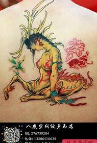 zpět klasické zlověstné tetování vzor
