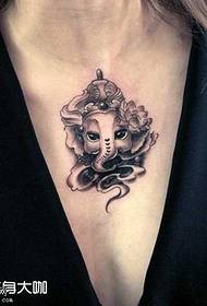 bors olifant olifant tattoo patroon