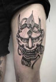 Un gruppo di opere di tatuaggio giapponese prajna orientate al genere