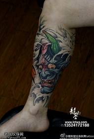 Motivo del tatuaggio Prajna sul polpaccio