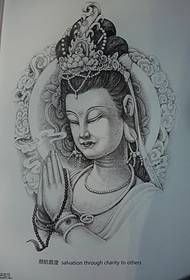 veteran tatuering en Guanyin tatuering mönster