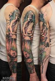 mkono kuzungulira Buddha tattoo dongosolo