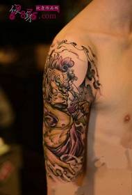 ტრადიციული დომინირება Mingwang arm tattoo tattoo სურათი