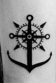 Tatoo ya nanga - vipande 9 vya mchoro wa tattoo kwenye nanga