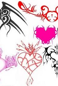Materiale modello manoscritto hongsexinxing rosso a forma di cuore adatto per le ragazze