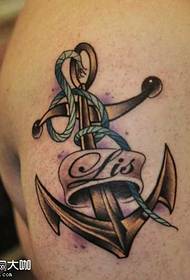 Modello di tatuaggio di ancoraggio del braccio