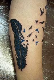 Plaub hau zoo nkauj tattoo txawv