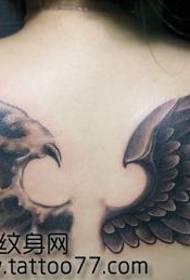 mangeloi a molimo oa letemona la Wing tattoo