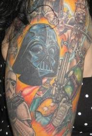 Makeer Colour Star Wars Theme tattoo