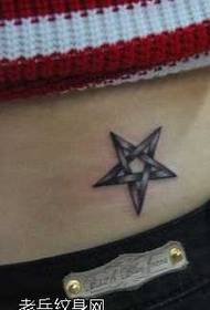 Duav pentagram tattoo qauv