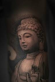 Immagine di tatuaggio di Buddha 3D fine e chic