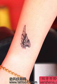 prekrasni mali krilo tetovaža uzorak 159928 - ljepota bočni struk krila tetovaža uzorak