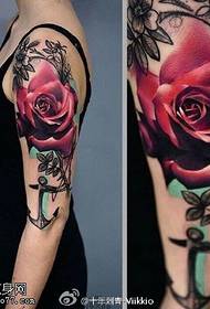 Eke dide ilana apẹrẹ tatuu