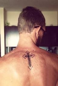 Ang yano nga cross tattoo daghang yano nga linya sa tattoo black cross tattoo classic pattern