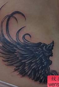 mtindo wa mguu mtindo mzuri wa tattoo mrengo