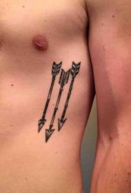 Ribí Taobh Trí Patrún Tattoo Arrow treibhe