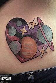 Талия любовь планета татуировки картины